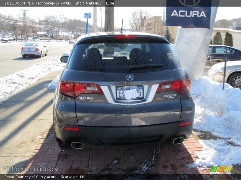 Grigio Metallic / Taupe 2011 Acura RDX Technology SH-AWD