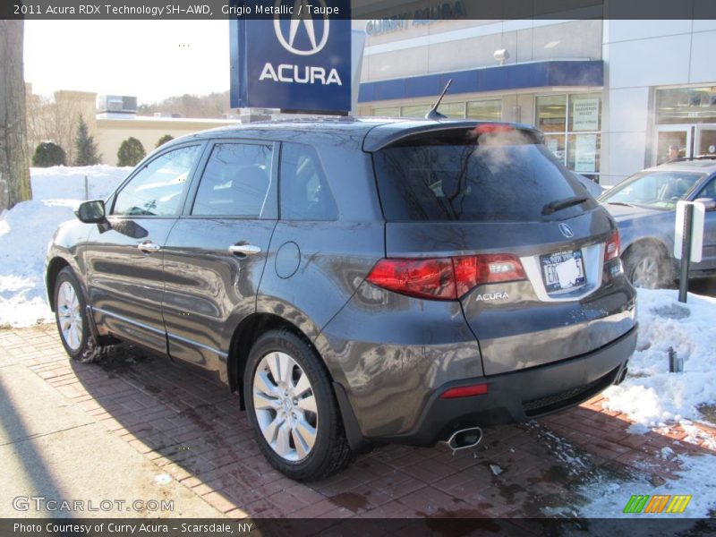 Grigio Metallic / Taupe 2011 Acura RDX Technology SH-AWD
