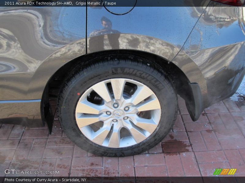 Grigio Metallic / Taupe 2011 Acura RDX Technology SH-AWD