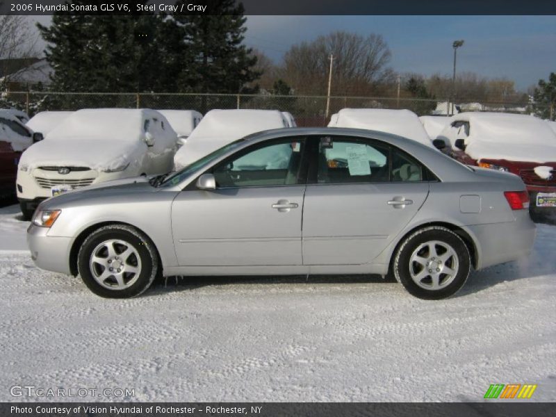 Steel Gray / Gray 2006 Hyundai Sonata GLS V6