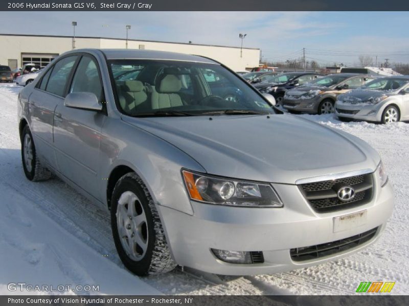 Steel Gray / Gray 2006 Hyundai Sonata GLS V6