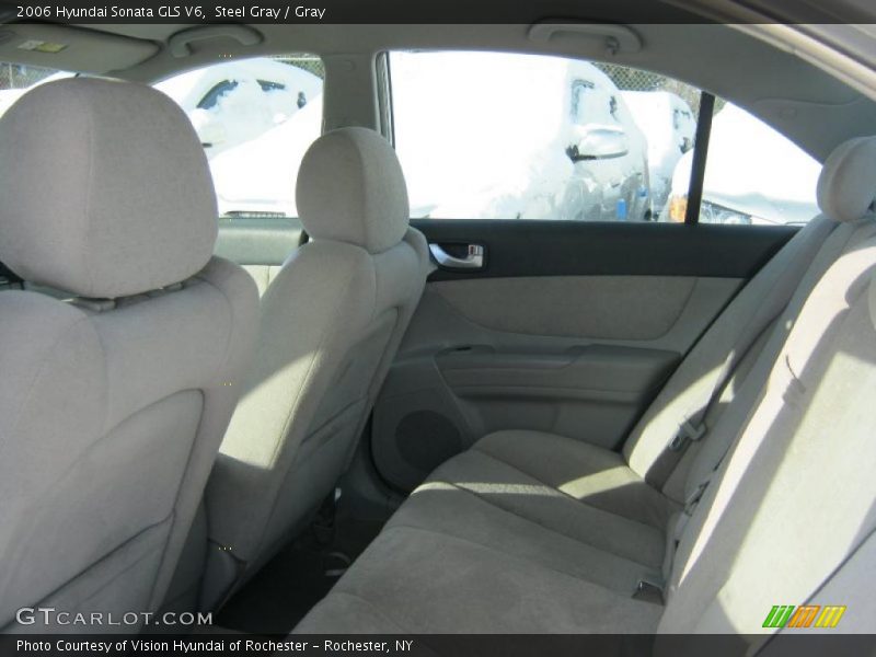 Steel Gray / Gray 2006 Hyundai Sonata GLS V6