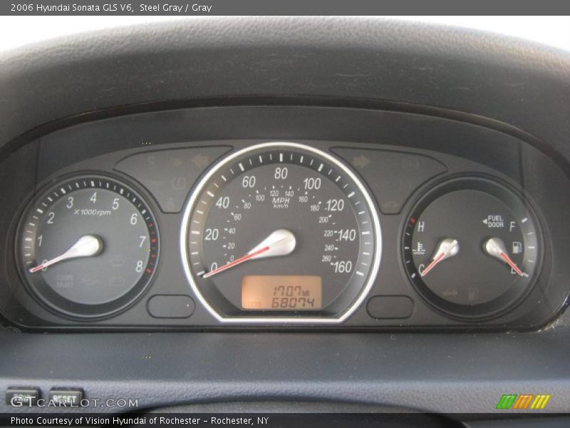 Steel Gray / Gray 2006 Hyundai Sonata GLS V6