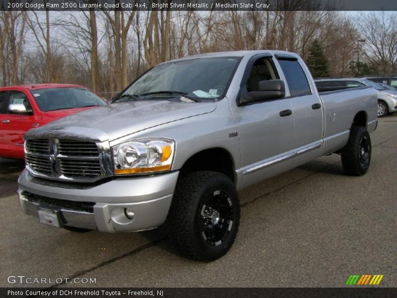 Bright Silver Metallic / Medium Slate Gray 2006 Dodge Ram 2500 Laramie Quad Cab 4x4