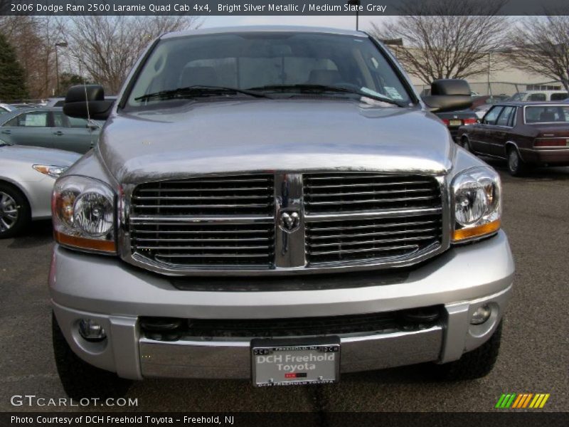 Bright Silver Metallic / Medium Slate Gray 2006 Dodge Ram 2500 Laramie Quad Cab 4x4