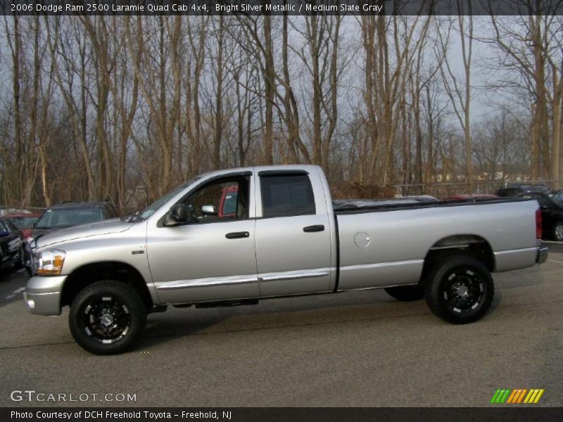  2006 Ram 2500 Laramie Quad Cab 4x4 Bright Silver Metallic