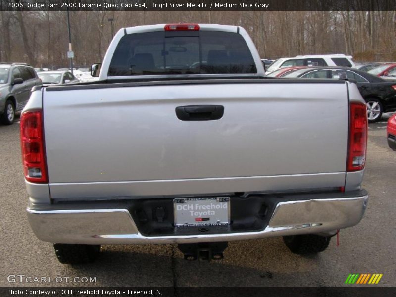Bright Silver Metallic / Medium Slate Gray 2006 Dodge Ram 2500 Laramie Quad Cab 4x4