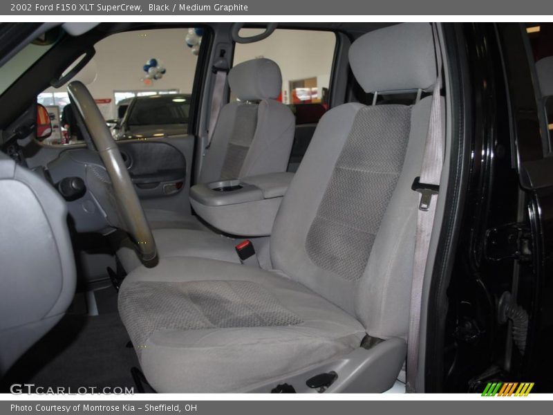 Black / Medium Graphite 2002 Ford F150 XLT SuperCrew