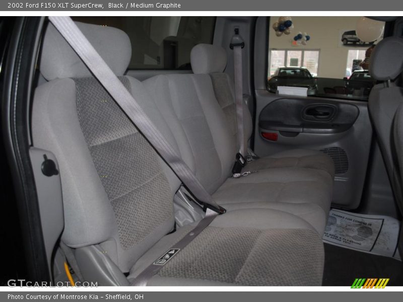 Black / Medium Graphite 2002 Ford F150 XLT SuperCrew