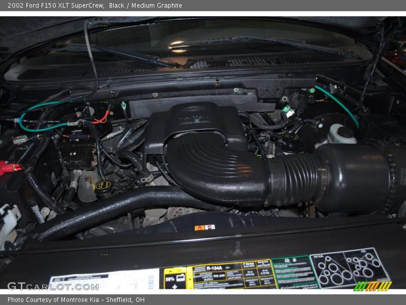 Black / Medium Graphite 2002 Ford F150 XLT SuperCrew