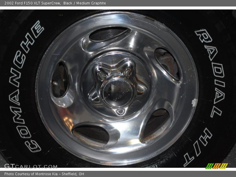Black / Medium Graphite 2002 Ford F150 XLT SuperCrew
