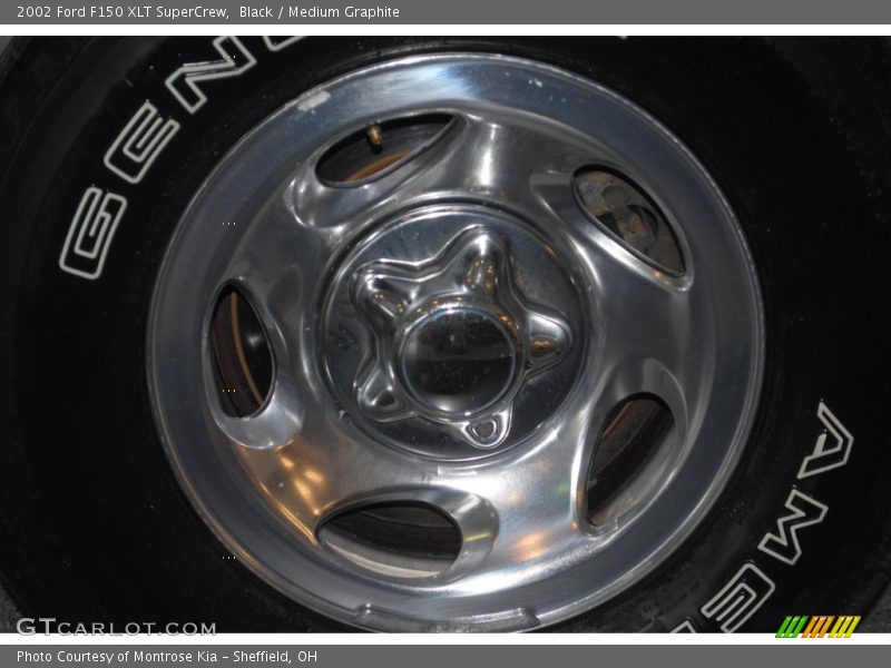 Black / Medium Graphite 2002 Ford F150 XLT SuperCrew