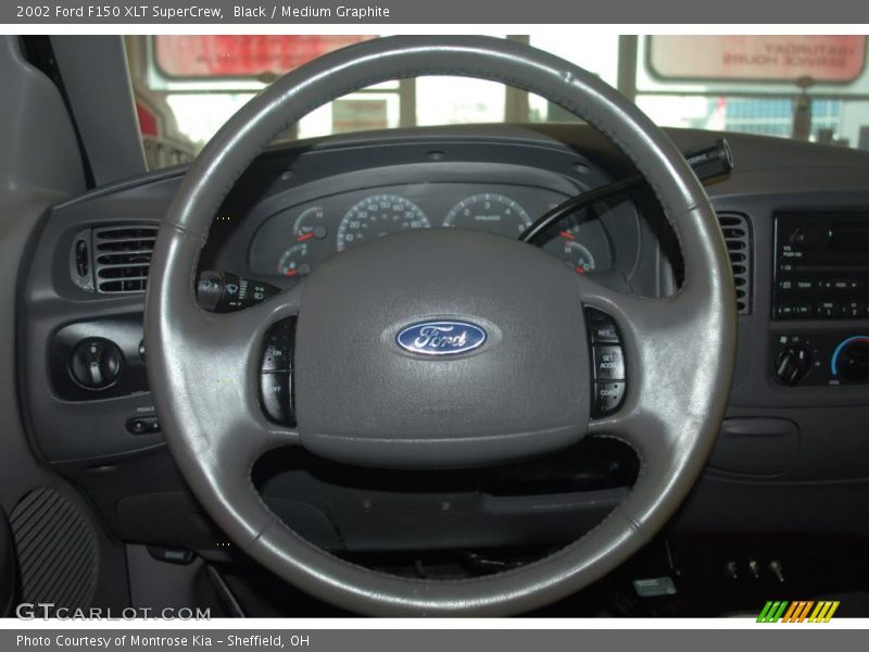 Black / Medium Graphite 2002 Ford F150 XLT SuperCrew