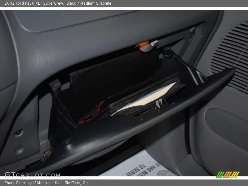 Black / Medium Graphite 2002 Ford F150 XLT SuperCrew