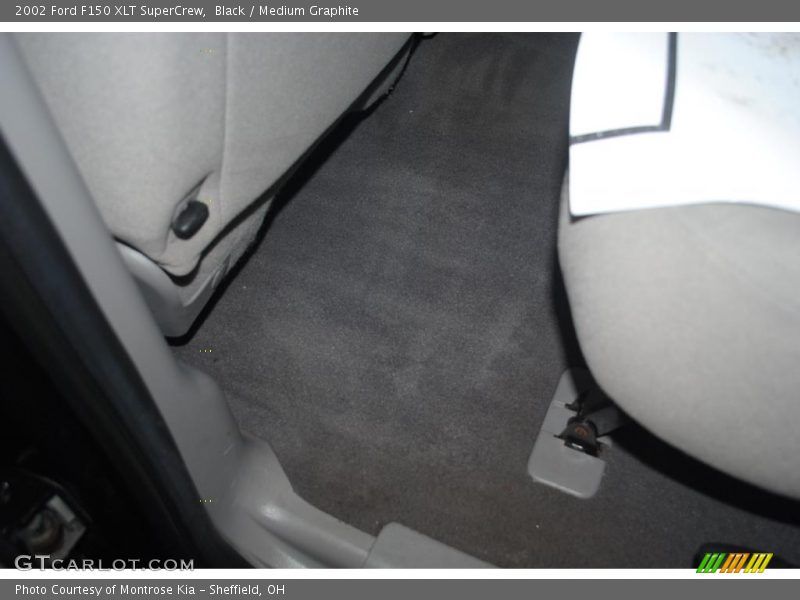 Black / Medium Graphite 2002 Ford F150 XLT SuperCrew