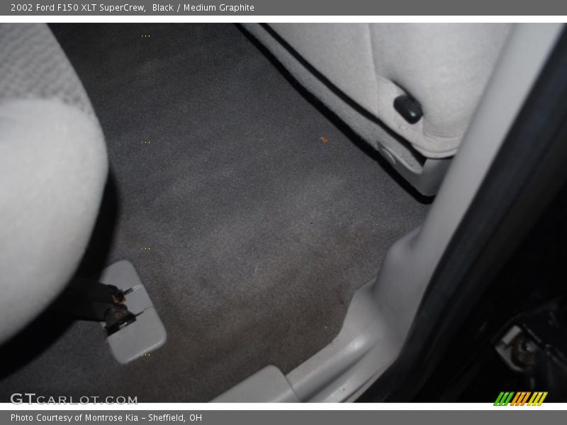 Black / Medium Graphite 2002 Ford F150 XLT SuperCrew