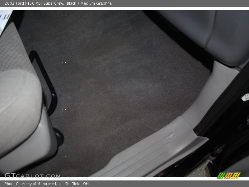 Black / Medium Graphite 2002 Ford F150 XLT SuperCrew