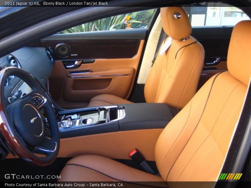 Ebony Black / London Tan/Jet Black 2011 Jaguar XJ XJL