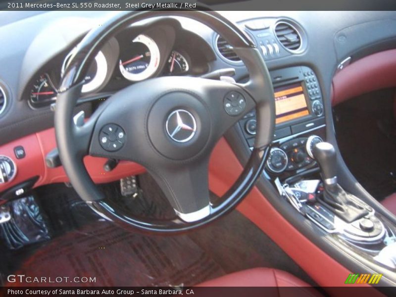  2011 SL 550 Roadster Red Interior