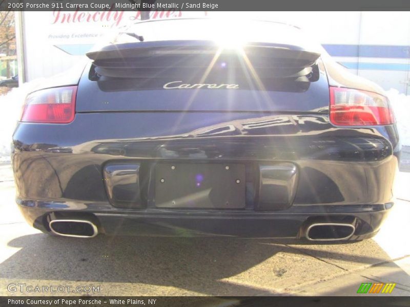 Midnight Blue Metallic / Sand Beige 2005 Porsche 911 Carrera Coupe