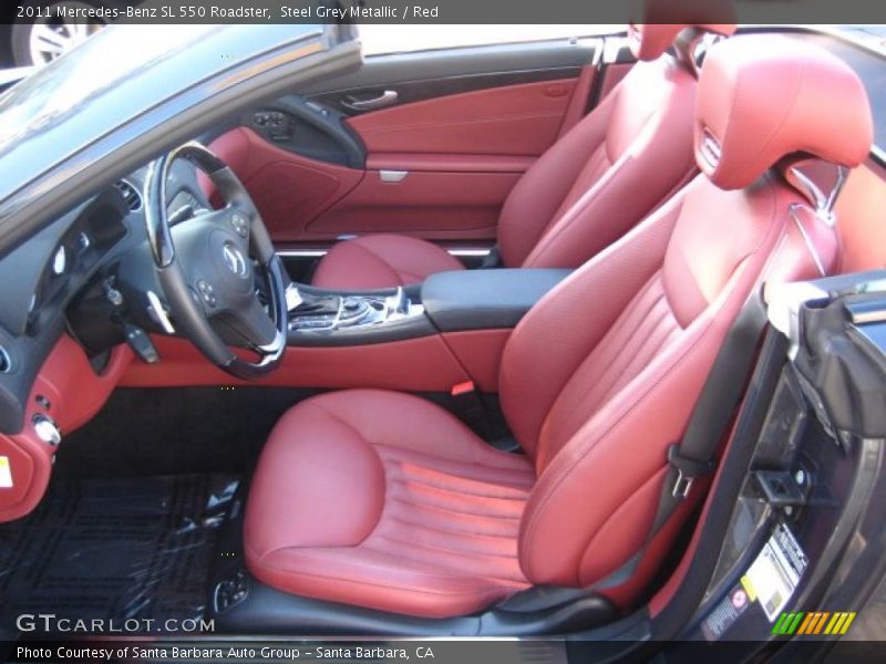  2011 SL 550 Roadster Red Interior