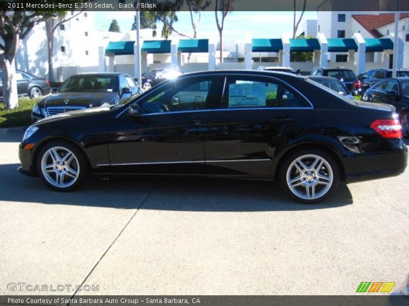 Black / Black 2011 Mercedes-Benz E 350 Sedan