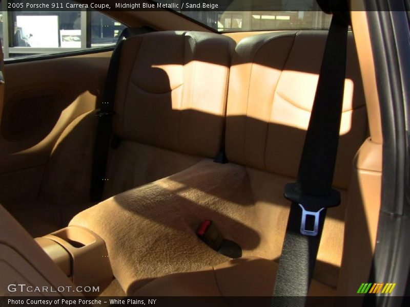 Midnight Blue Metallic / Sand Beige 2005 Porsche 911 Carrera Coupe