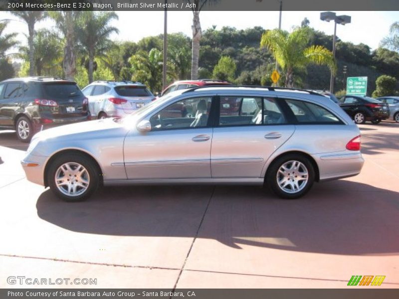 Brilliant Silver Metallic / Ash 2004 Mercedes-Benz E 320 Wagon