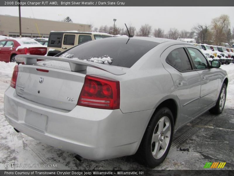Bright Silver Metallic / Dark Slate Gray 2008 Dodge Charger R/T AWD