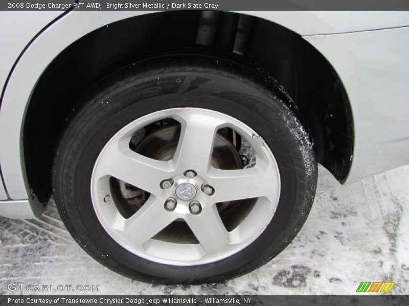 Bright Silver Metallic / Dark Slate Gray 2008 Dodge Charger R/T AWD