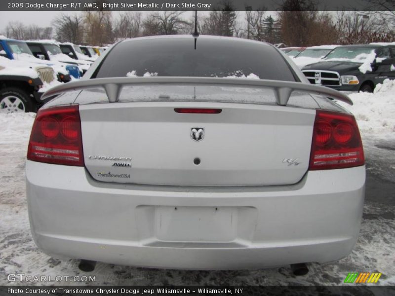 Bright Silver Metallic / Dark Slate Gray 2008 Dodge Charger R/T AWD