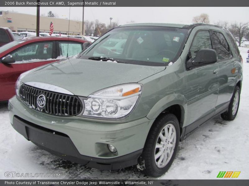 Sagemist Metallic / Neutral 2006 Buick Rendezvous CX AWD