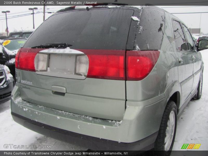 Sagemist Metallic / Neutral 2006 Buick Rendezvous CX AWD