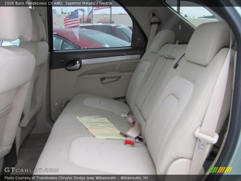 Sagemist Metallic / Neutral 2006 Buick Rendezvous CX AWD