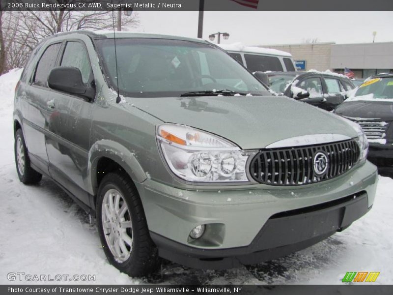 Sagemist Metallic / Neutral 2006 Buick Rendezvous CX AWD