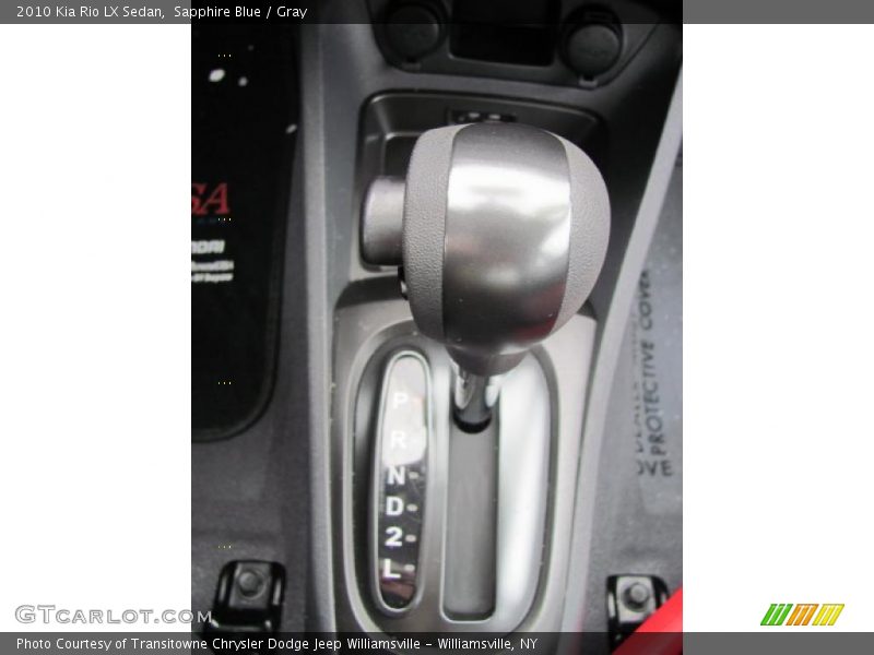  2010 Rio LX Sedan 4 Speed Automatic Shifter