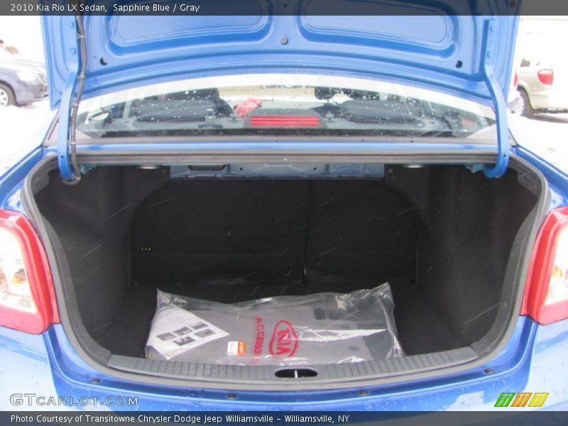  2010 Rio LX Sedan Trunk