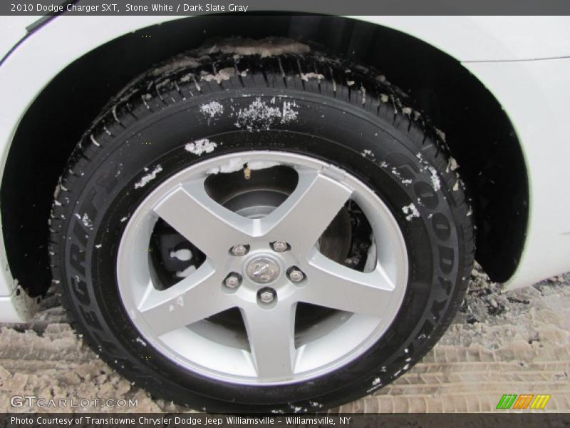 Stone White / Dark Slate Gray 2010 Dodge Charger SXT