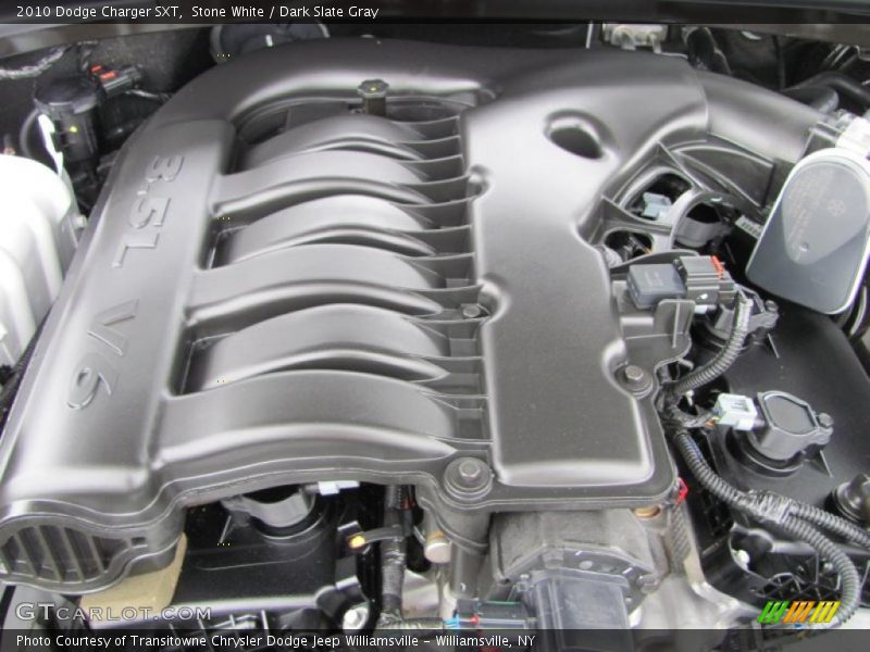 Stone White / Dark Slate Gray 2010 Dodge Charger SXT