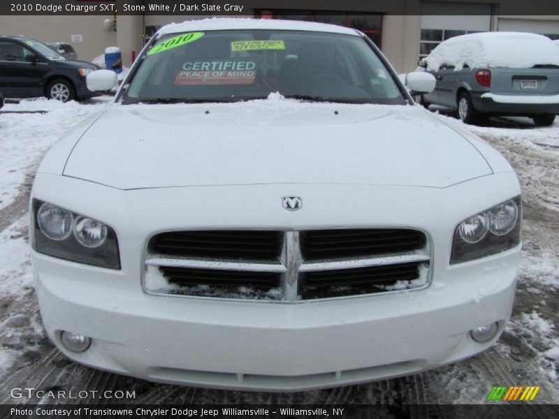 Stone White / Dark Slate Gray 2010 Dodge Charger SXT