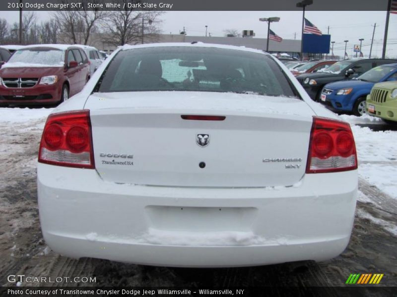 Stone White / Dark Slate Gray 2010 Dodge Charger SXT