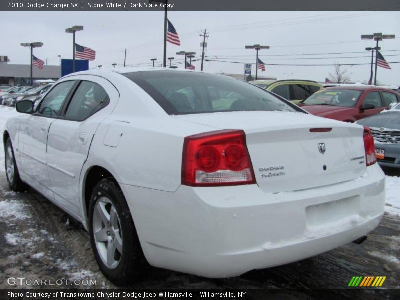 Stone White / Dark Slate Gray 2010 Dodge Charger SXT
