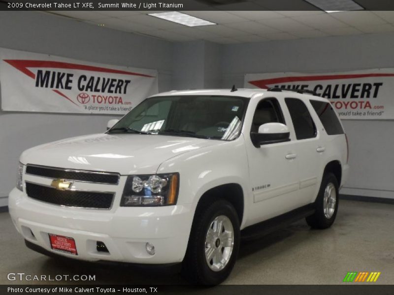 Summit White / Light Titanium 2009 Chevrolet Tahoe LT XFE