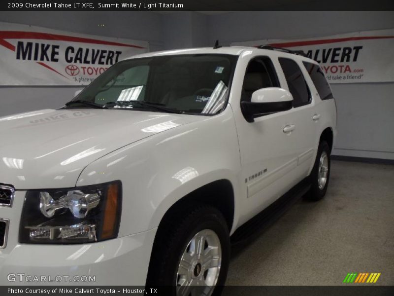 Summit White / Light Titanium 2009 Chevrolet Tahoe LT XFE