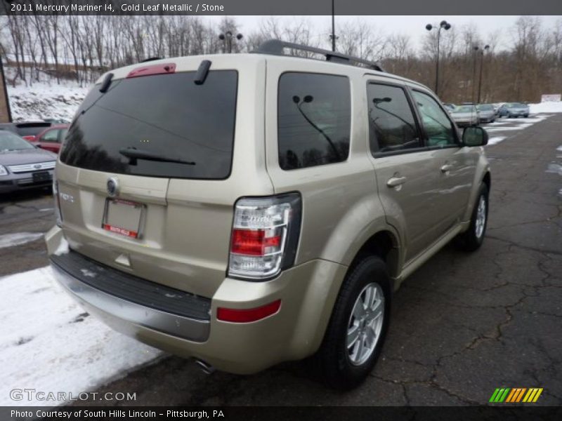 Gold Leaf Metallic / Stone 2011 Mercury Mariner I4