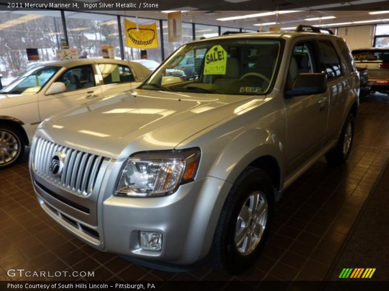 Ingot Silver Metallic / Stone 2011 Mercury Mariner I4