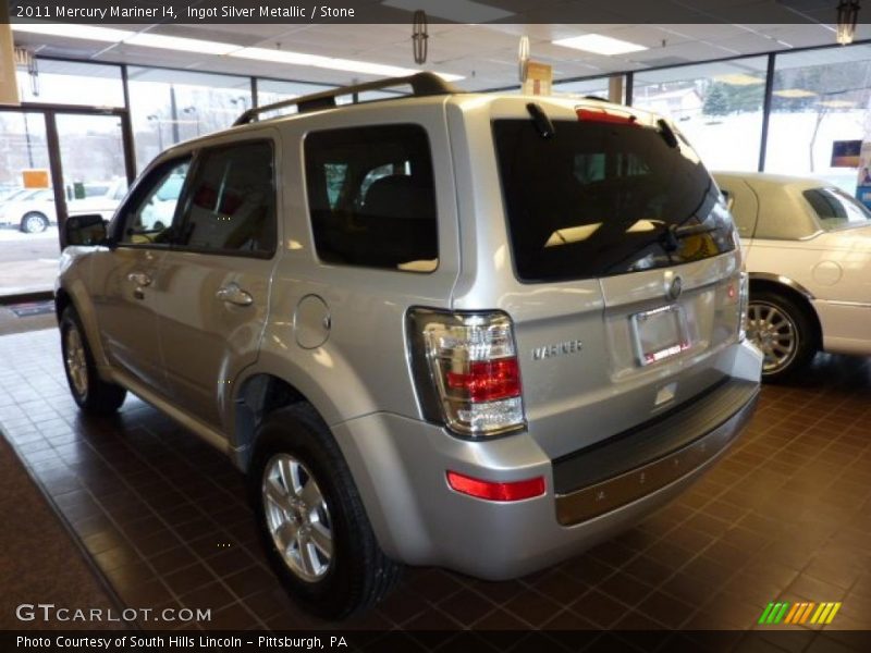 Ingot Silver Metallic / Stone 2011 Mercury Mariner I4