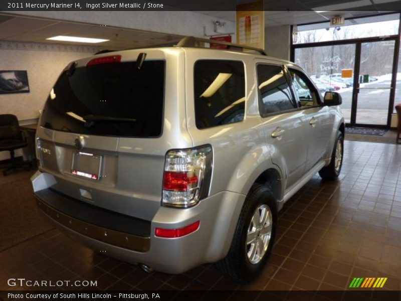 Ingot Silver Metallic / Stone 2011 Mercury Mariner I4