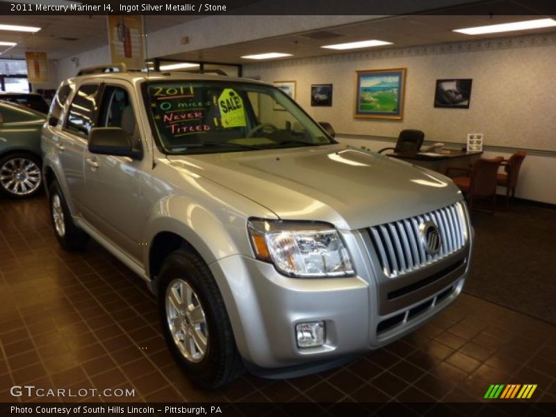 Ingot Silver Metallic / Stone 2011 Mercury Mariner I4