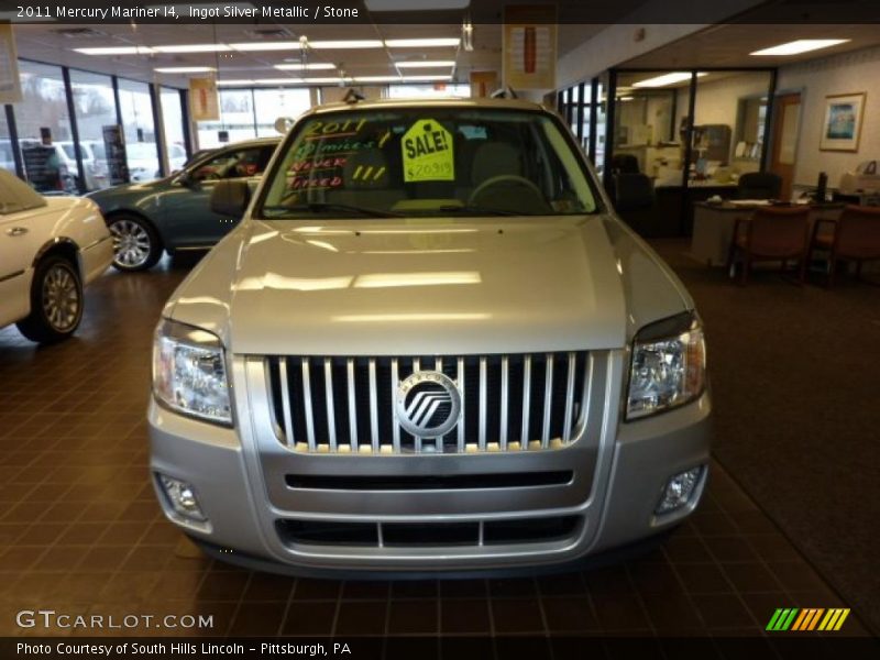 Ingot Silver Metallic / Stone 2011 Mercury Mariner I4